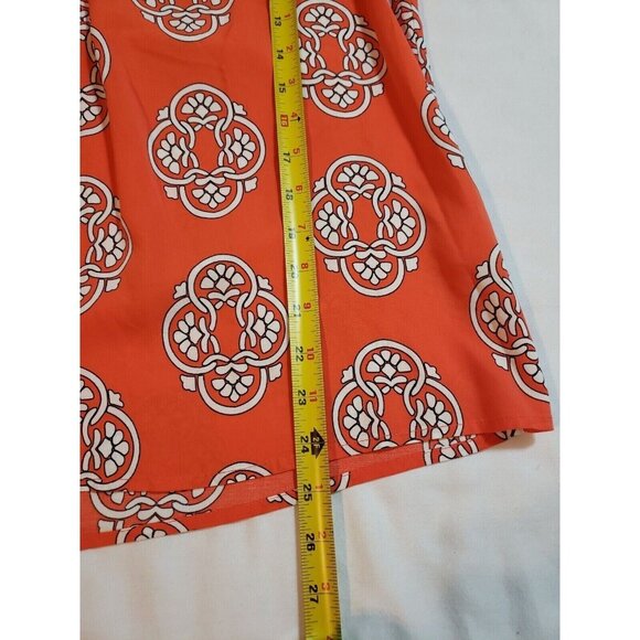 Crown & Ivy Womens Printed Boho Blouse With 3/4 Sleeves & Elastic Cuffs Size S - Picture 14 of 14